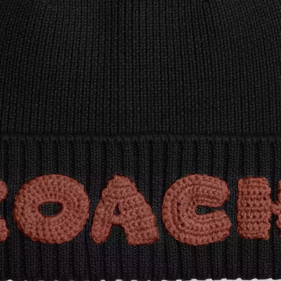 Coach Boxed Merino Wool Beanie - Picture 5 of 6